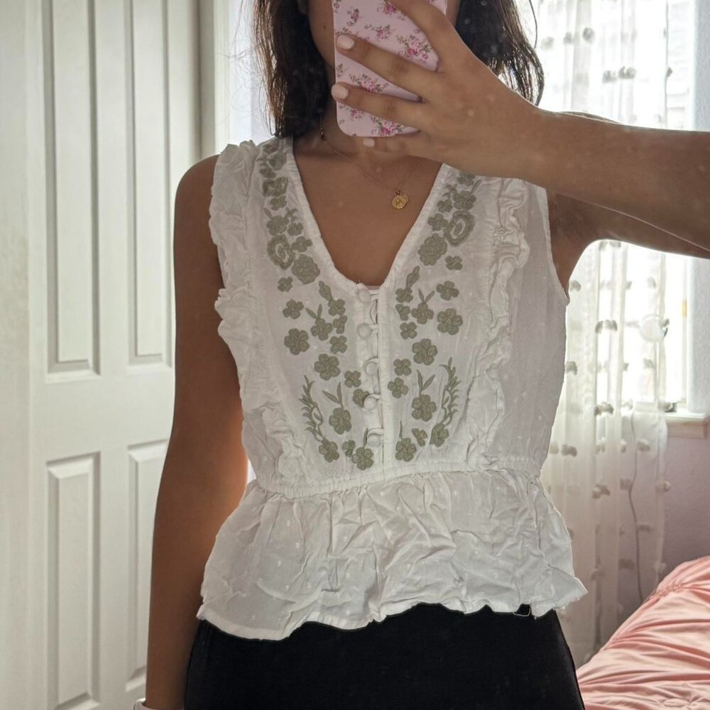 Women's White Vest